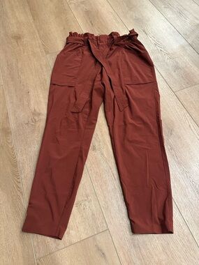 Athleta Rust Pants with Tie